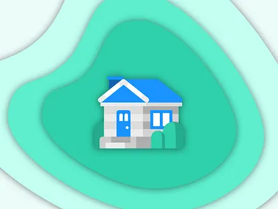 Neighbor Referral House illustration mortgage sketch app