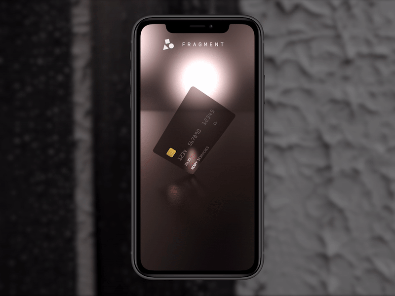 #DailyUI - 002: Credit Card after effects c4d cinema 4d cinema4d dailyui mobile mock motion graphics ui