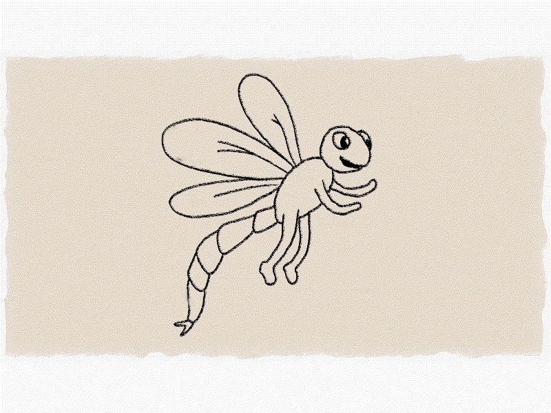 Dragonfly Watercolor 2D Animation 1080p 2d animation animal animated animation dragonfly fine grain fly flying hd high definition ink insect motion graphics paper retro wildlife wing