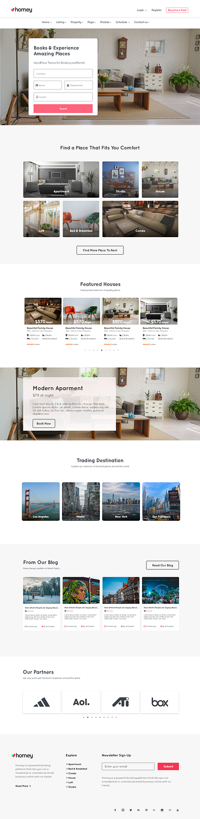 Website For Apartment adobe xd apartment design illustrator onepage photo webdesign webpage website