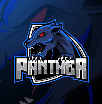 Angry panther mascot logo design animal logo branding design esport esports game design graphic design illustration logo mascot logo panther