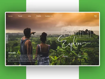 Website design for bali appdesign bali design homepagedesign indonesia infinitydesign80 photoshop ui uidesign uiux uxdesign web app web site webdesign website website concept website design webui webuiuxdesign xd design