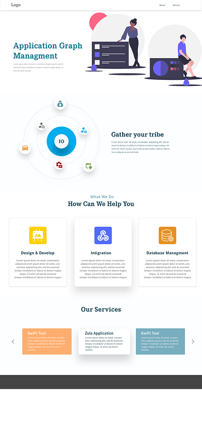 Information Agency concept design web design websites