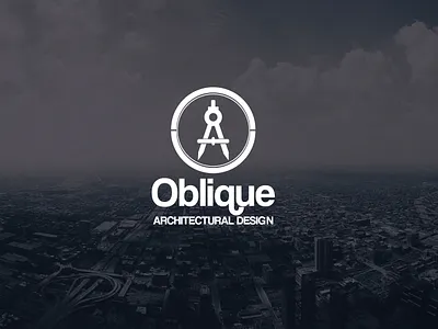 Oblique Architect architectural architecture branding design designs flat icon identity illustration logo logo design logodesign logos minimal modern logo real estate realestate typography vector vector art