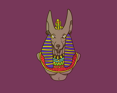 Anubis adobe illustrator design graphic design illustration illustrator