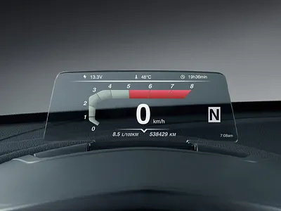 HUD-1 car display display type hud simple ui