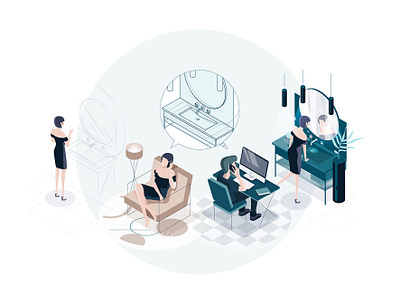 Danolit illustration 2 design illustraion illustrator isometric isometric art isometric design ui vector