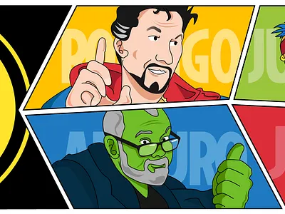 TODOPODEROSOS arturogonzalezcampos franssjz heroes illustration javiercansado juangomezjurado marvel rodrigocortes todopoderosos