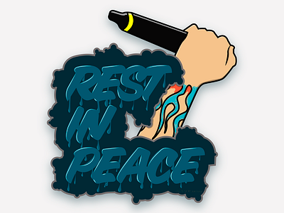 One More Light apparel blue chester chester bennington fire flame flat graffiti graffiti art graffiti digital illustration linkin park rip rock shop sticker tattoo tribute vector vector art