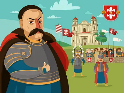 Movacup_Pac belarus characters game illustration magnus ducatus lithuaniae magnus ducatus lithuaniae movacup rzeczpospolita soccer