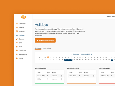 LoopHR - Schedule app booking branding calendar design development figma hr software logo schedule software ui ux