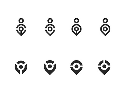 Human + Search + Pin + Track (WIP) brand design brand identity branding creative designer findr human india lalit logo logo design logo designer logodesign logomark logos pin print search track