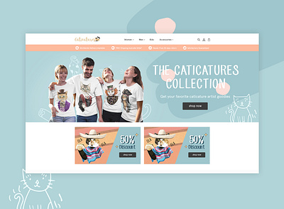 Caticatures - Web Design and Development design photoshop ui ux web design web design and development web designer webdesign webdesigner webdeveloper webdevelopers webdevelopment website website design websitedesign