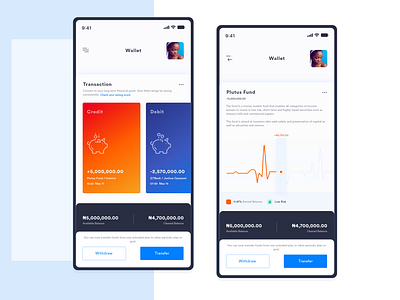 Wallet App app branding clean design dribbble ios minimal online ui ux wallet wallet app