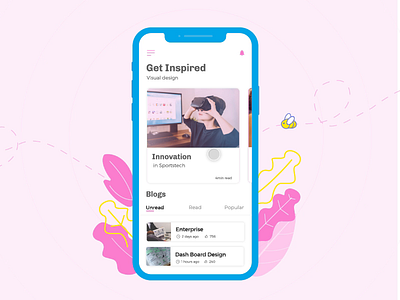 Interface animation for a content heavy site animation animation design ui ux