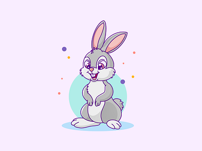Cute bunny bunny cartoon drawing character design color cute flat flat design flat illustration flat illustrator graphic design graphics hand drawing illustration illustration shot illustrator vector vector art web
