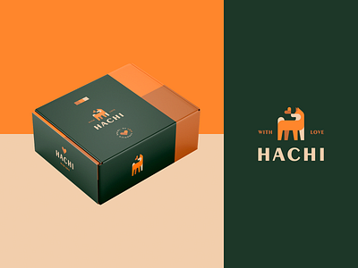 Hachi - Coffee Branding 02 akita animal brand branding branding design cafe coffee dog dog logo food package packaging shiba shibainu