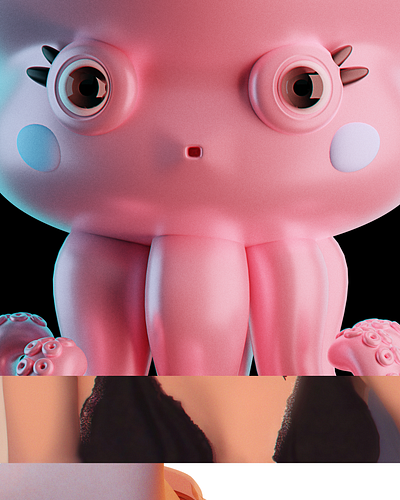 Baby Octo 3d 3d art 3d artist 3dgraphic 3dillustration animal blender3d cgi characterdesign cinema4d creaturedesign cute animal digital art digital illustration digitalartist digitalartwork graphic design graphics illustration kawaii art