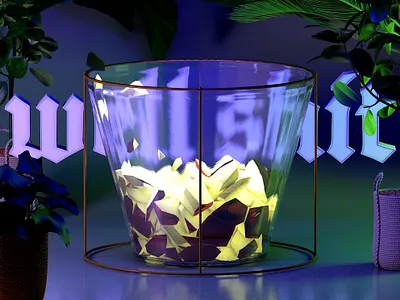 in-visible 3d c4d cinema 4d design illustration iridescent texture