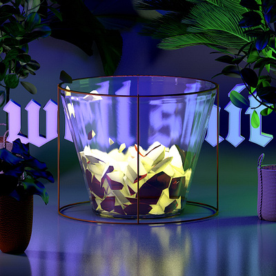 in-visible 3d c4d cinema 4d design illustration iridescent texture