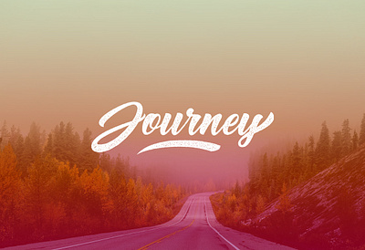 Journey branding design hand drawn handmade handwriting illustration letterpress logos typography vector