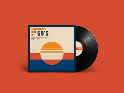 60's Throwback Sounds Vinyl album album art album design albumcover albumcoverdesign illustration mockup music music art music artwork music player musical musician oldschool record retro vintage vinyl vinyl art vinyl record