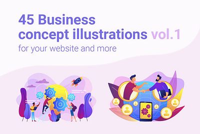 Business concept illustrations vol.1 app chat feed form illustration library material message mobile mobile ui profile sign sign in system design ui ui kit ux