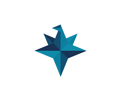 Birdgami bird icon bird illustration bird logo illustration logo logo design logodesign origami