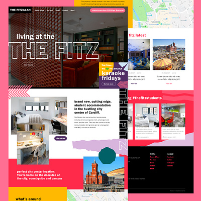 The Fitzalan Homepage app dailyinspiration design designer digital mobile ui uiux ux web