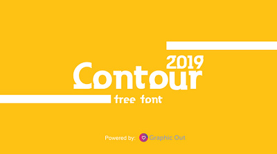 Contour Font behance contour contour font font font awesome font design free font graphic graphic design graphic out graphicout modern font out typography