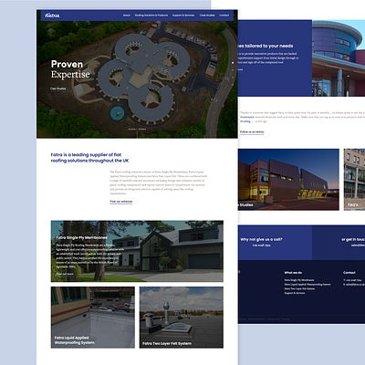 Fatra Homepage app dailyinspiration design designer digital mobile ui uiux ux web