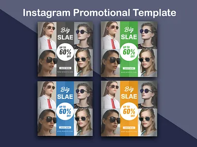 Instagram Promotional Template ads banner banner ad banners brand identity branding corporate design graphic design instagram instagram post instagram template rabbidesigner web banner