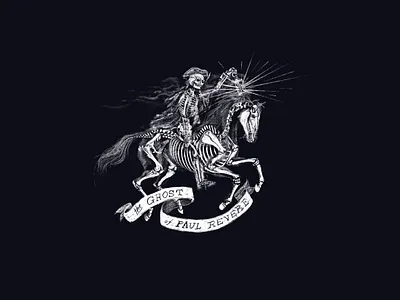 Paul Revere Rides Again doot ghost horse paul revere skeleton