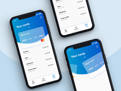 Your cards app design app designer cards ui financial financial app ios app mobile app design prototype ui uiux user experience design user interface wallet ui