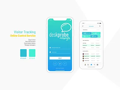 Visitor Tracking App adobe xd app design illustration sketch sketch template typography ui ux xd