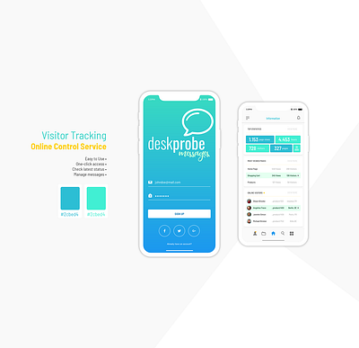 Visitor Tracking App adobe xd app design illustration sketch sketch template typography ui ux xd