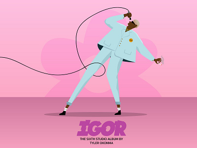 IGOR- Tyler, the Creator Illustration adobe illustrator artwork design igor illustration tyler the creator vector