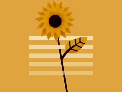 Sunflower botanic botanical botanical art cute design fauna floral flower graphic happy illustration kid minimal pastel spring summer sunflower sunflowers yellow