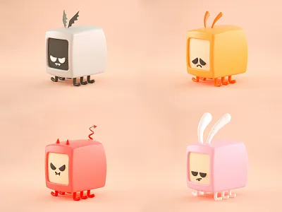 Little Bugs 3d 3d art 3d artist animals bugs c4d cinema 4d design illustration low poly low poly art render