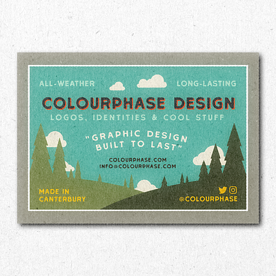 Colourphase Design businesscard firtrees graphicdesign identities logodesign logos outdoors