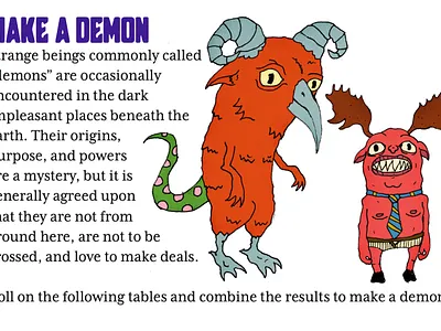 demons demons dungeons and dragons zine