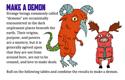 demons demons dungeons and dragons zine