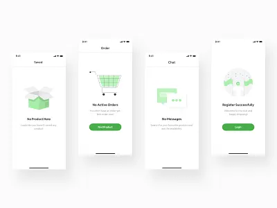 Empty States empty state illustration ui design