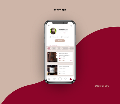 Somm App daily ui 006