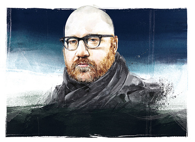 Johann Joannsson illustration jazz painting portrait watercolor watercolor illustration