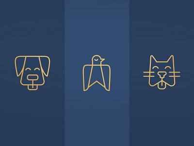 Animal Icons - boutique animal spa animal animals austin designer austin texas design designer icon icons illustration logo ui ux uxdesign web