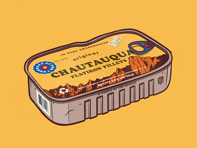 Flat Iron Fillets boulder colorado fillets illustration sketch tin