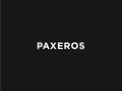 Logo a day 054 - Paxeros everyday focus logo logo a day logo design logo inspiration