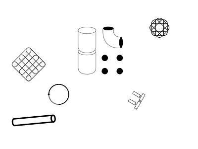 Odds and Ends illustraion interface line product design