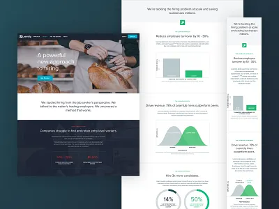 LearnUp Marketing Website branding charts css marketing marketing site responsive saas ui